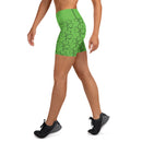 Kelly Green Shamrock Yoga Shorts