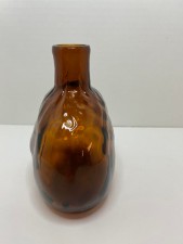 Amber Glass Small Vase