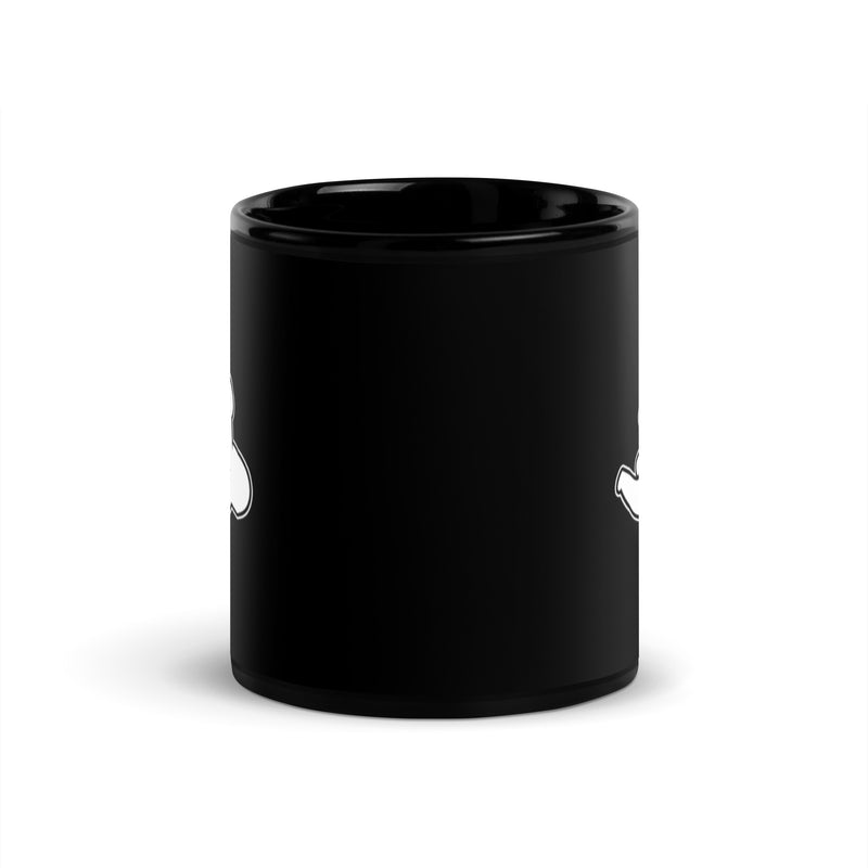 ODYC Black Glossy Mug