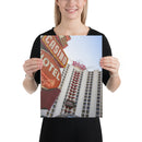 Vegas Plaza Photo Canvas Print