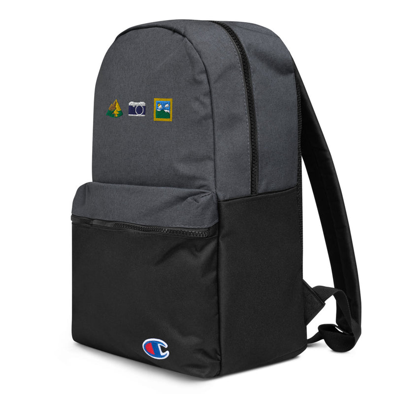 Mountain Camera Pictures: Embroidered Champion Backpack