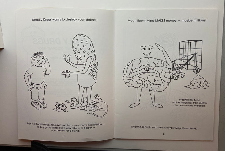Deadly Drugs - An Informative Coloring Book