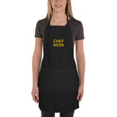 Chef Mom Embroidered Apron