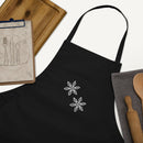 Snow Flake Embroidered Apron
