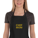 Chef Mom Embroidered Apron