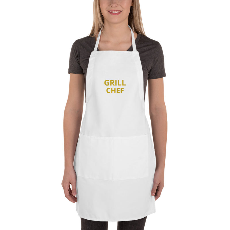 Grill Chef Embroidered Apron
