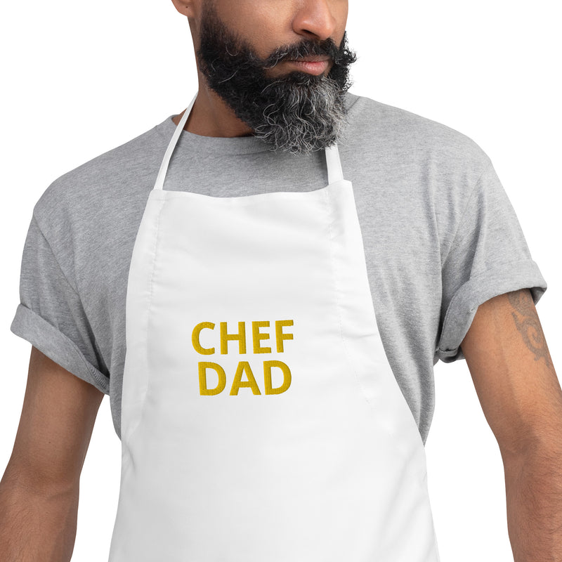 Chef Dad Embroidered Apron