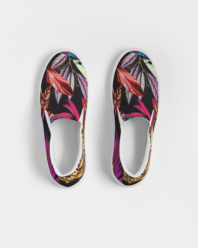 Foliage Feather Women's Slip-On Canvas Shoe