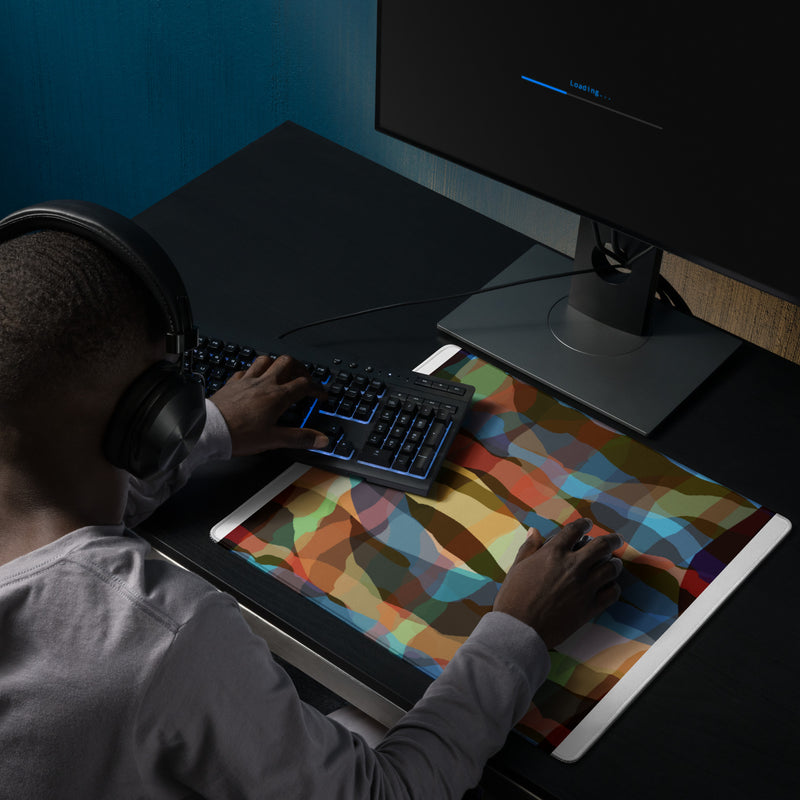 Color Waves Gaming Mouse Pad