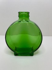 Green Smooth Glass Vase Small