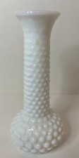 Milk Glass Hobnail Vase