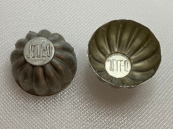 Vintage JELL-O Fluted Tin Mold