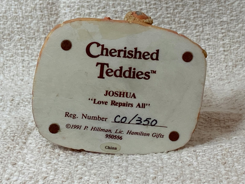 Cherished Teddies - Joshua - "Love Repairs All" -950556