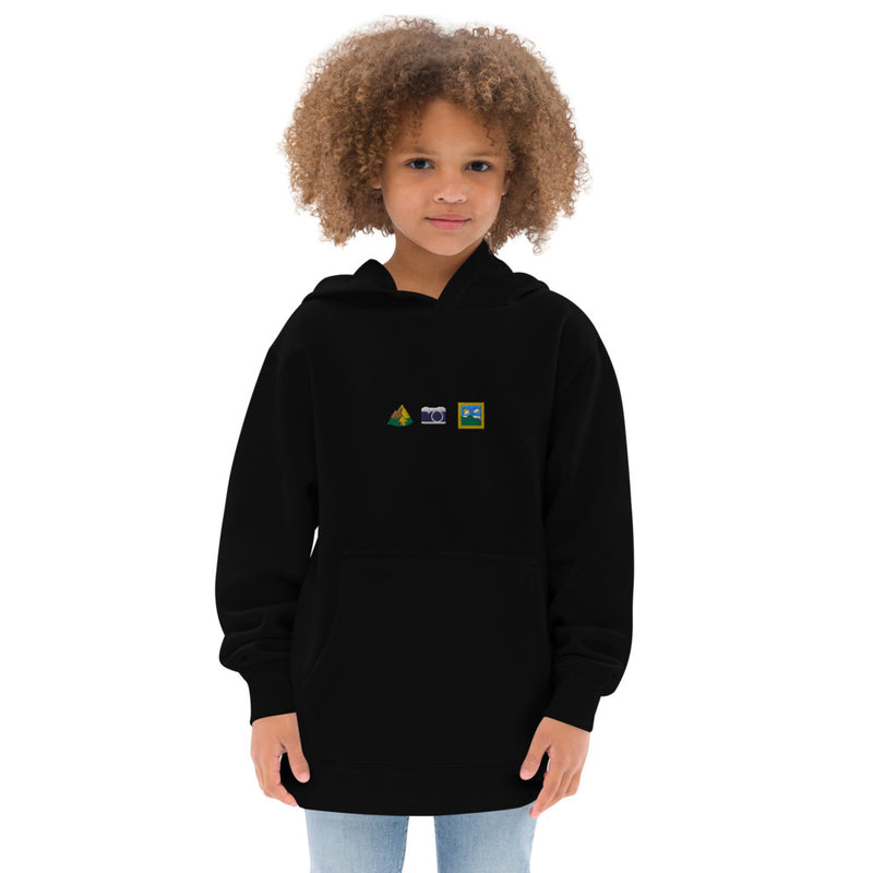 Kids Fleece Hoodie by Mountain Camera Pictures