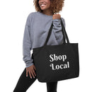 Shop Local Large Organic Tote Bag