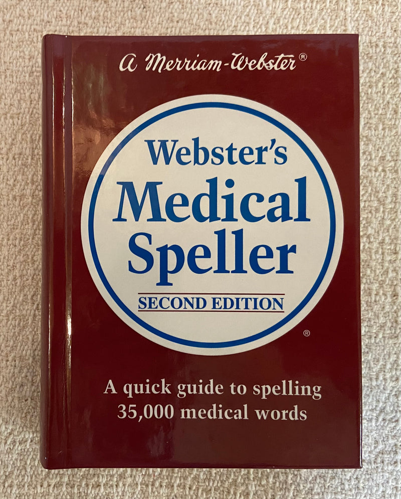 Webster's Medical Speller Second Edition
