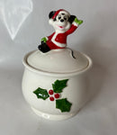 Mickey Christmas Sugar Bowl