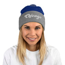 Chicago Pom-Pom Beanie