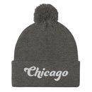 Chicago Pom-Pom Beanie