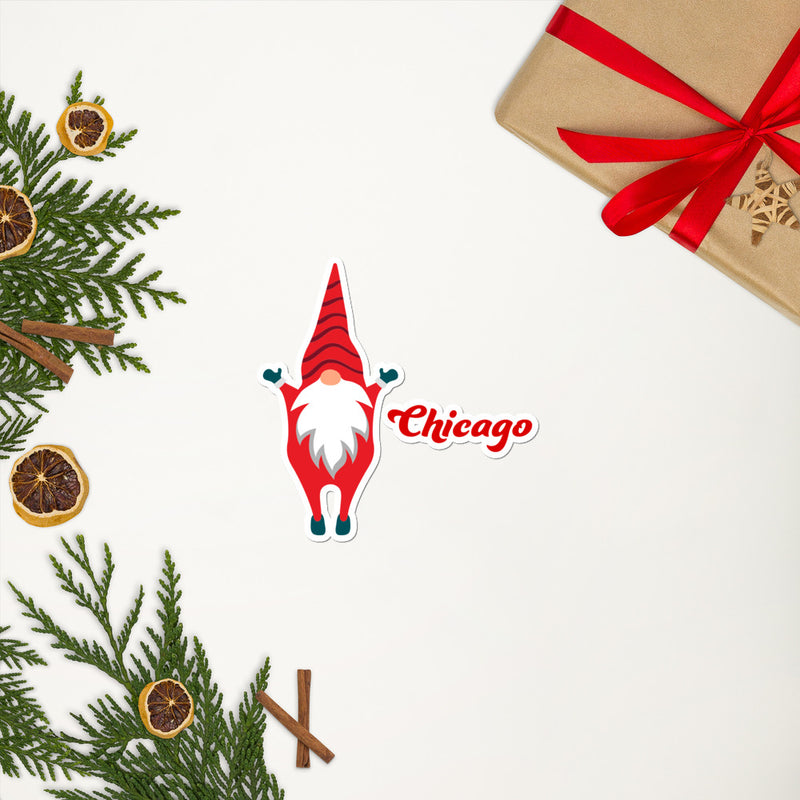 Chicago Santa Sticker