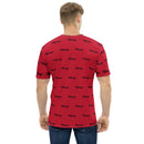 Chicago Black & Red Pattern Men's T-shirt