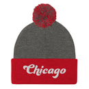 Chicago Pom-Pom Beanie