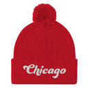 Chicago Pom-Pom Beanie