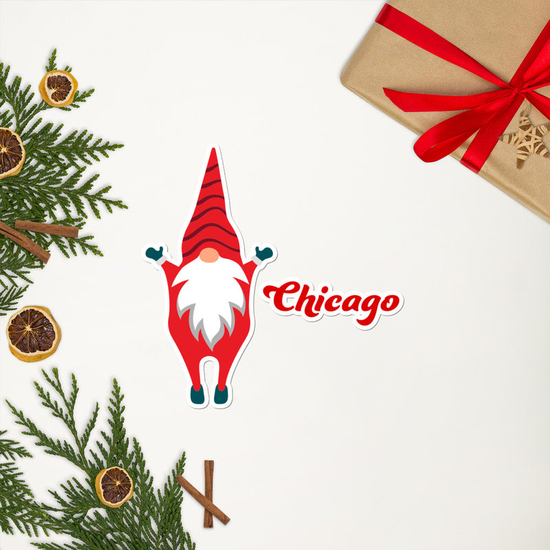 Chicago Santa Sticker
