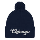 Chicago Pom-Pom Beanie