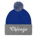 Chicago Pom-Pom Beanie
