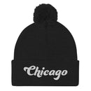 Chicago Pom-Pom Beanie