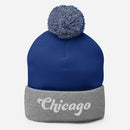 Chicago Pom-Pom Beanie