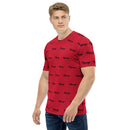 Chicago Black & Red Pattern Men's T-shirt