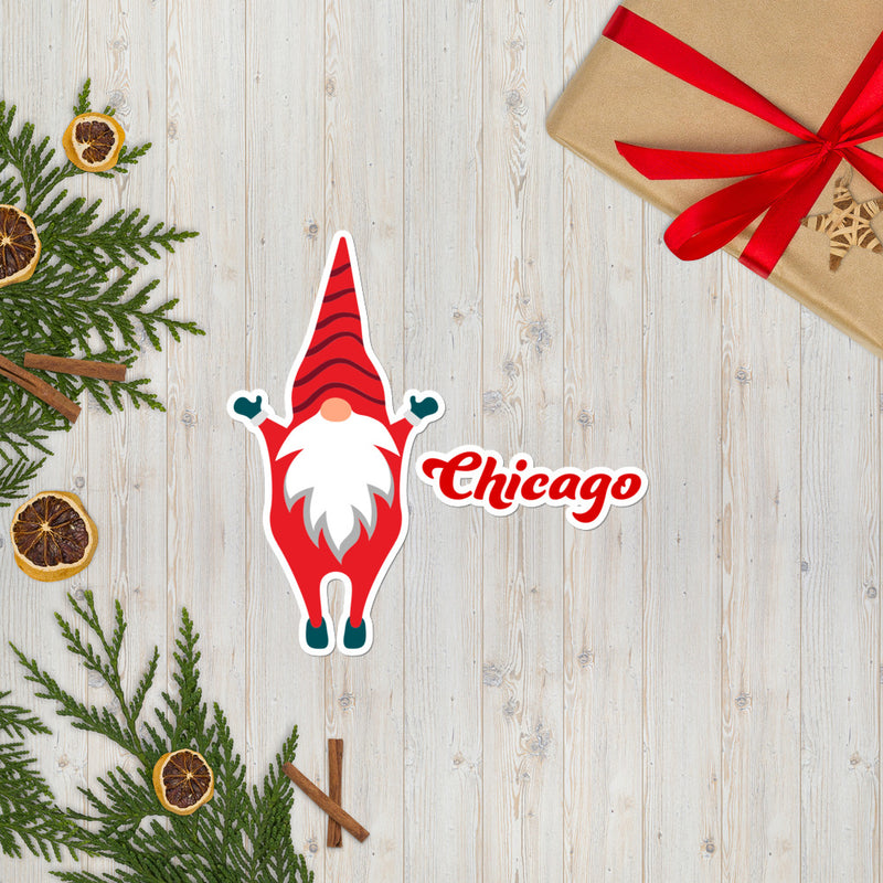 Chicago Santa Sticker