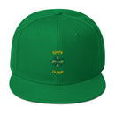 Kiss Me I'm Irish! Four Leaf Clover Snapback Hat