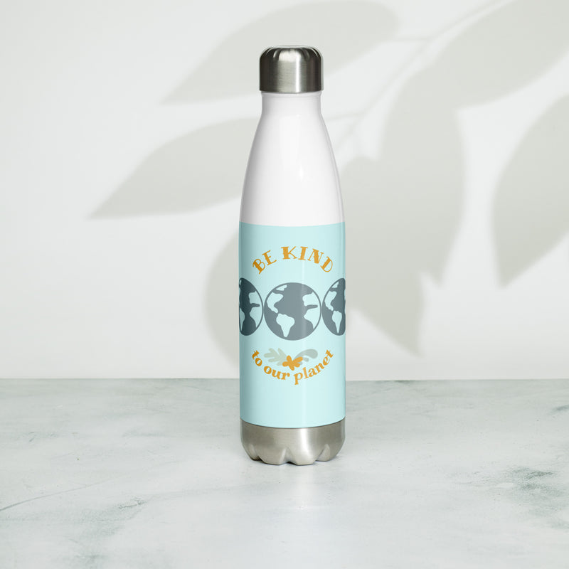 Be Kind to Our Planet Stainless Steel Water Bottle