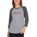 I did the calculations it's Multiplicative Damage! - 3/4 sleeve raglan shirt