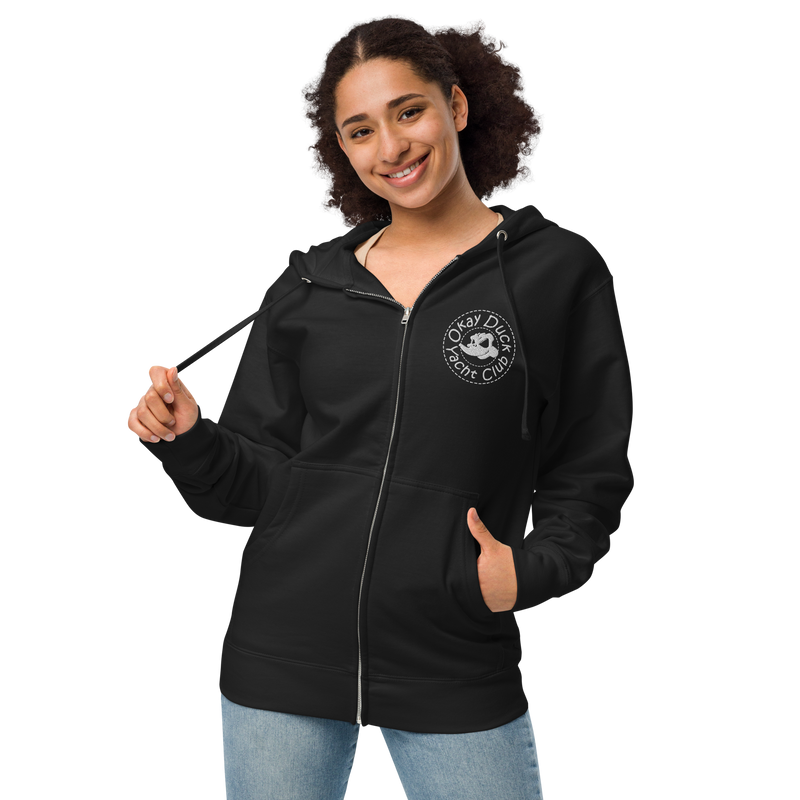 Okay Duck Yacht Club Zip Up Hoodie