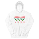 Reindeer Forest Hearts Unisex Hoodie