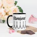 Bonjour  Black Mug