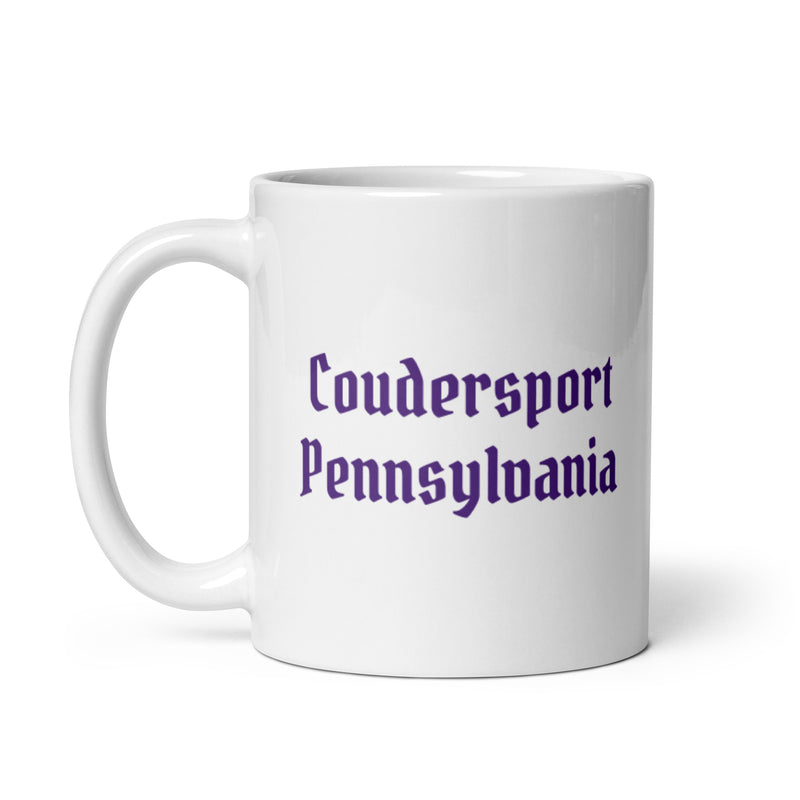 Coudersport PA White Glossy Mug