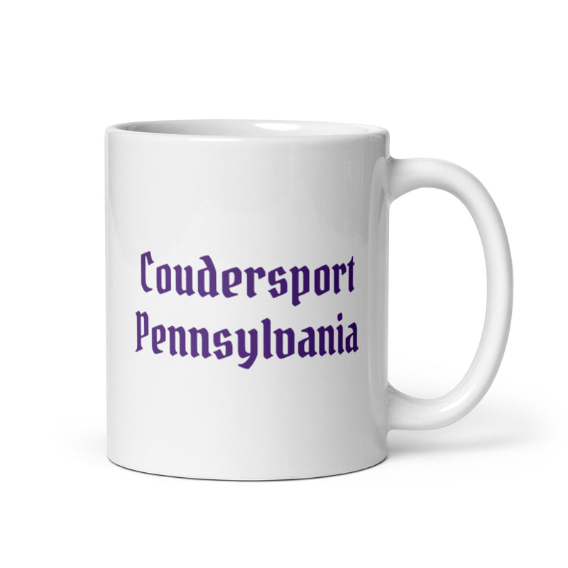 Coudersport PA White Glossy Mug