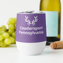 Purple Coudersport PA Wine tumbler