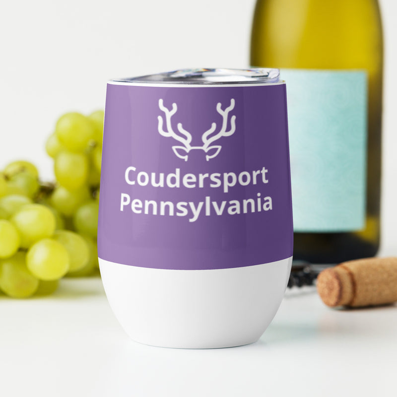 Purple Coudersport PA Wine tumbler
