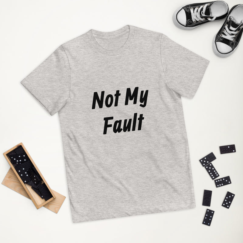 Not My Fault Youth Jersey T-Shirt