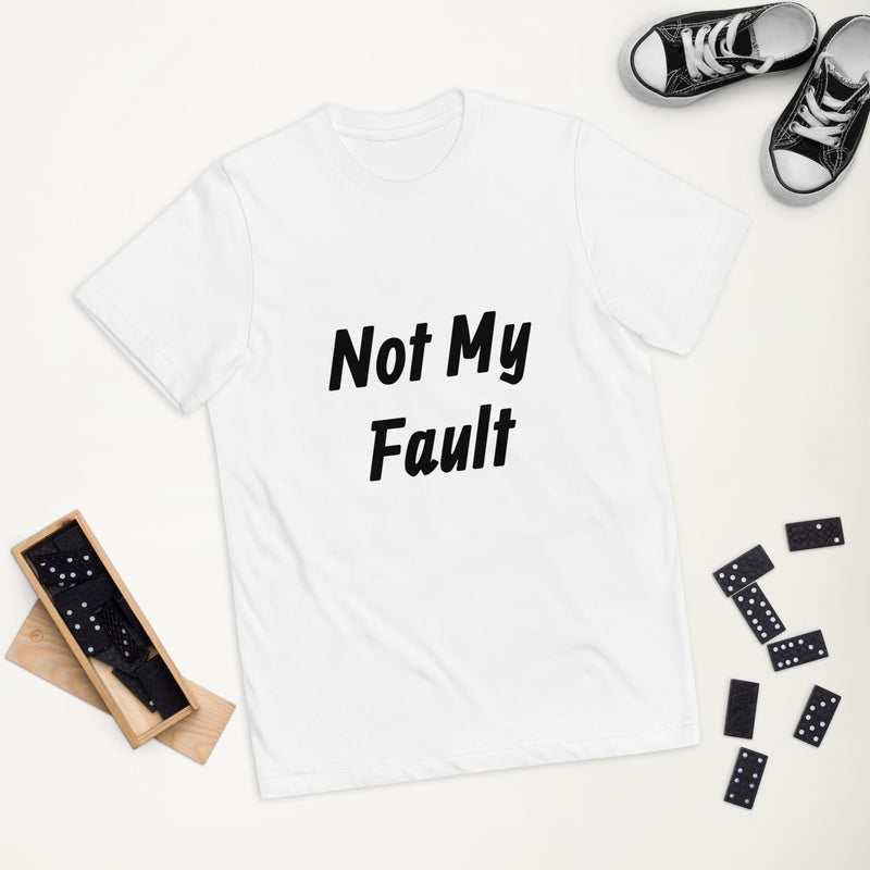 Not My Fault Youth Jersey T-Shirt